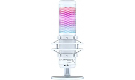 HYPERX QUADCAST S - RGB WHITE USB CONDENSER MICROPHONE